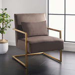 Safavieh Konomi Arm Chair , ACH5204 - Dark Taupe