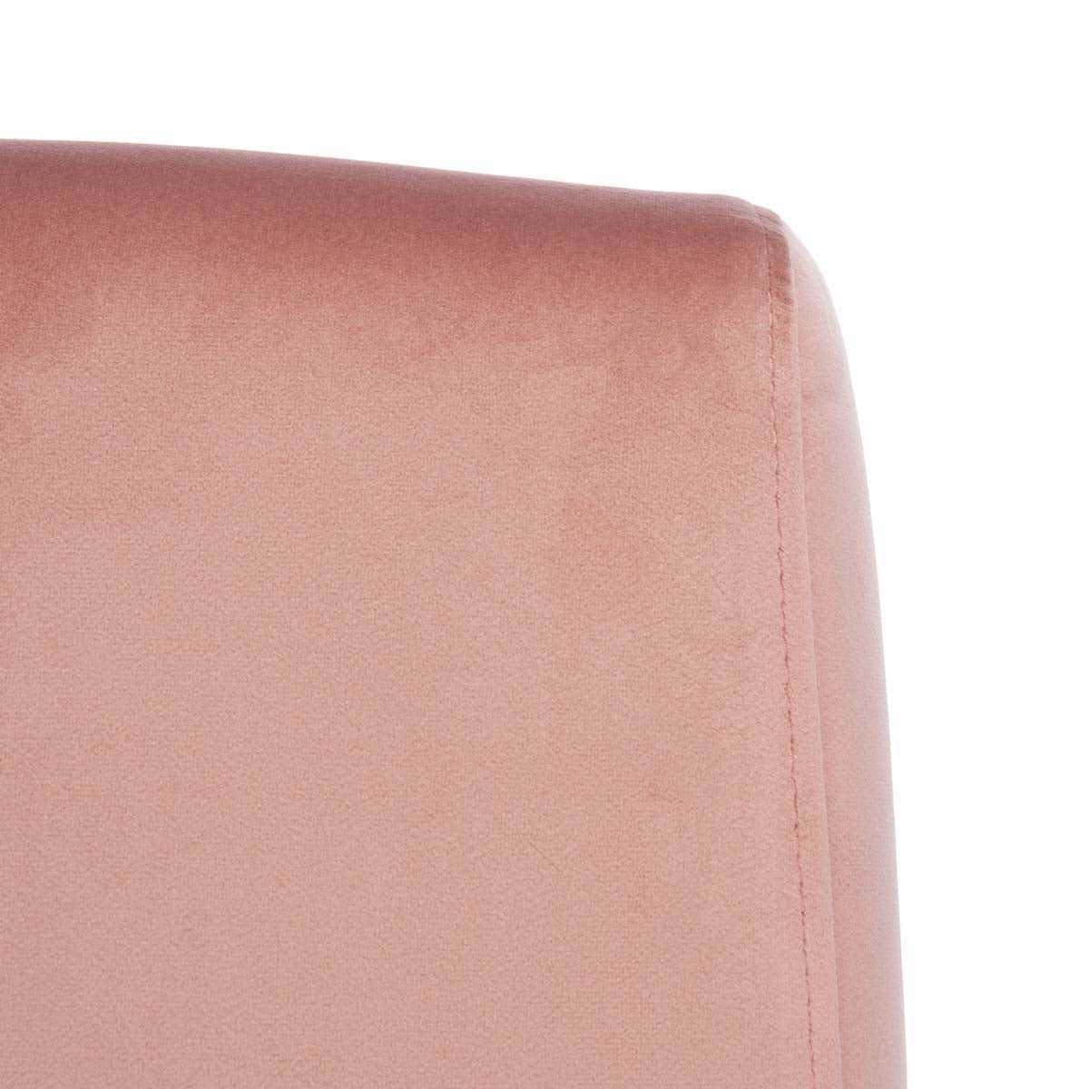 Safavieh Romilly Velvet Accent Chair , ACH6203 - Dusty Rose Velvet/Gold
