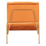 Safavieh Romilly Velvet Accent Chair , ACH6203 - Sienna / Gold