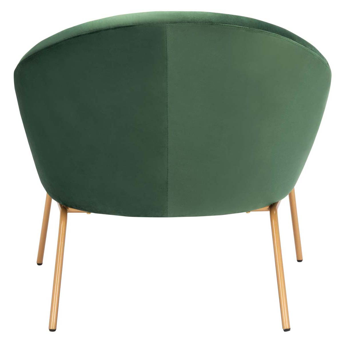 Safavieh Mandi Velvet Accent Chair , ACH6204 - Malachite Green / Gold