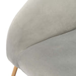 Safavieh Mandi Velvet Accent Chair , ACH6204 - Grey / Gold