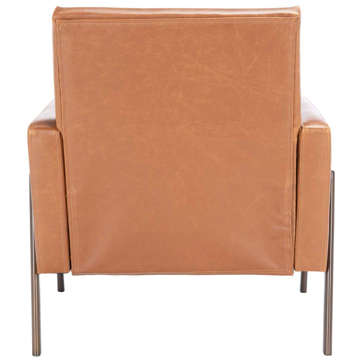 Safavieh Roald Sofa Accent Chair , ACH6209 - Light Brown / Antique Coffee