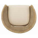 Safavieh Alexana Rattan Armchair , ACH6502 - White Wash/White Cushion