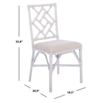 Safavieh Bhumi Accent Chair W/Cushion(Set of 2) , ACH6509 - White