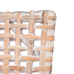 Safavieh Collette Rattan Accent Chair W/ Cushion , ACH6515 - Natural White Wash/ White