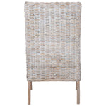 Safavieh Nancy Rattan Accent Chair W/ Cushion , ACH6518 - Grey White Wash/ White