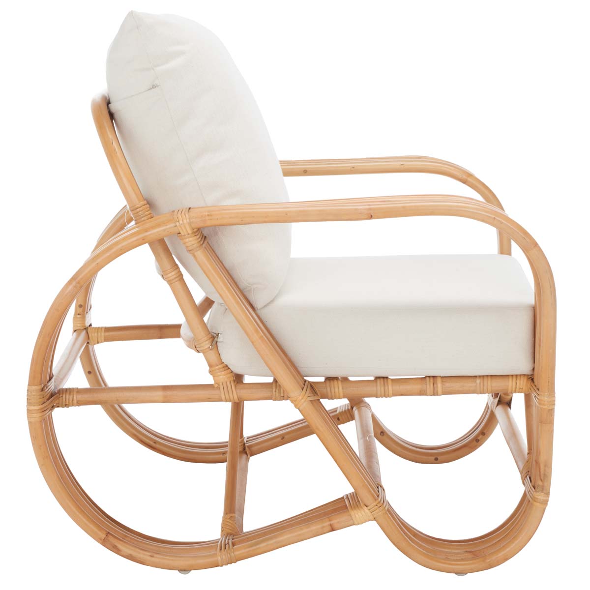 Safavieh Beia Accent Chair , ACH6521 - Natural / White