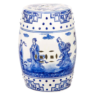 Safavieh Ocean Jewel Chinoiserie Garden Stool, ACS4555