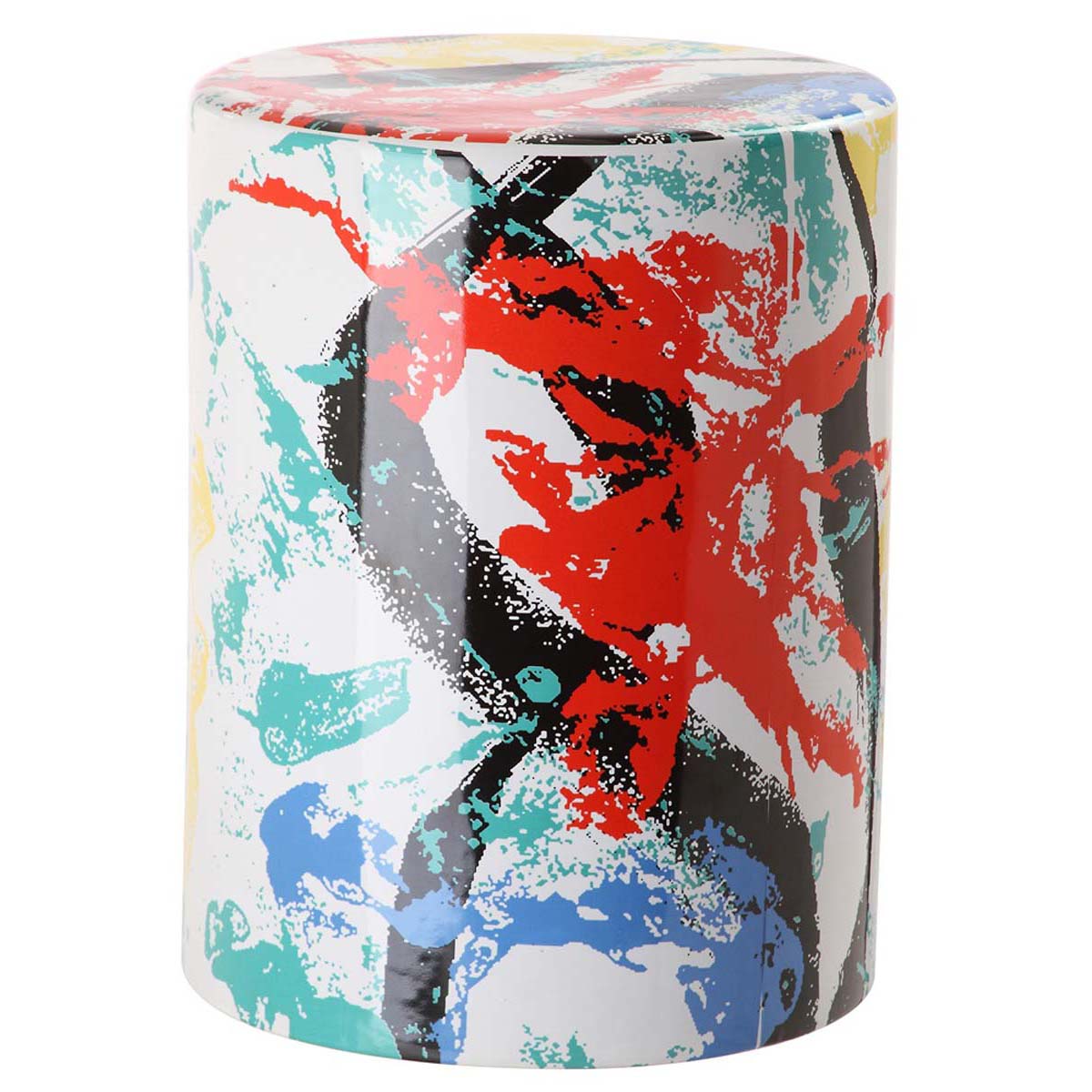 Safavieh Kes Multicolor Garden Stool - Default Title