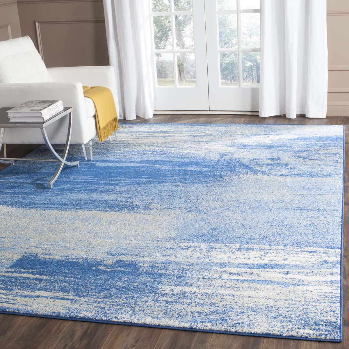 Safavieh Adirondack 112 Rug, Blue, ADR112 - Silver / Blue