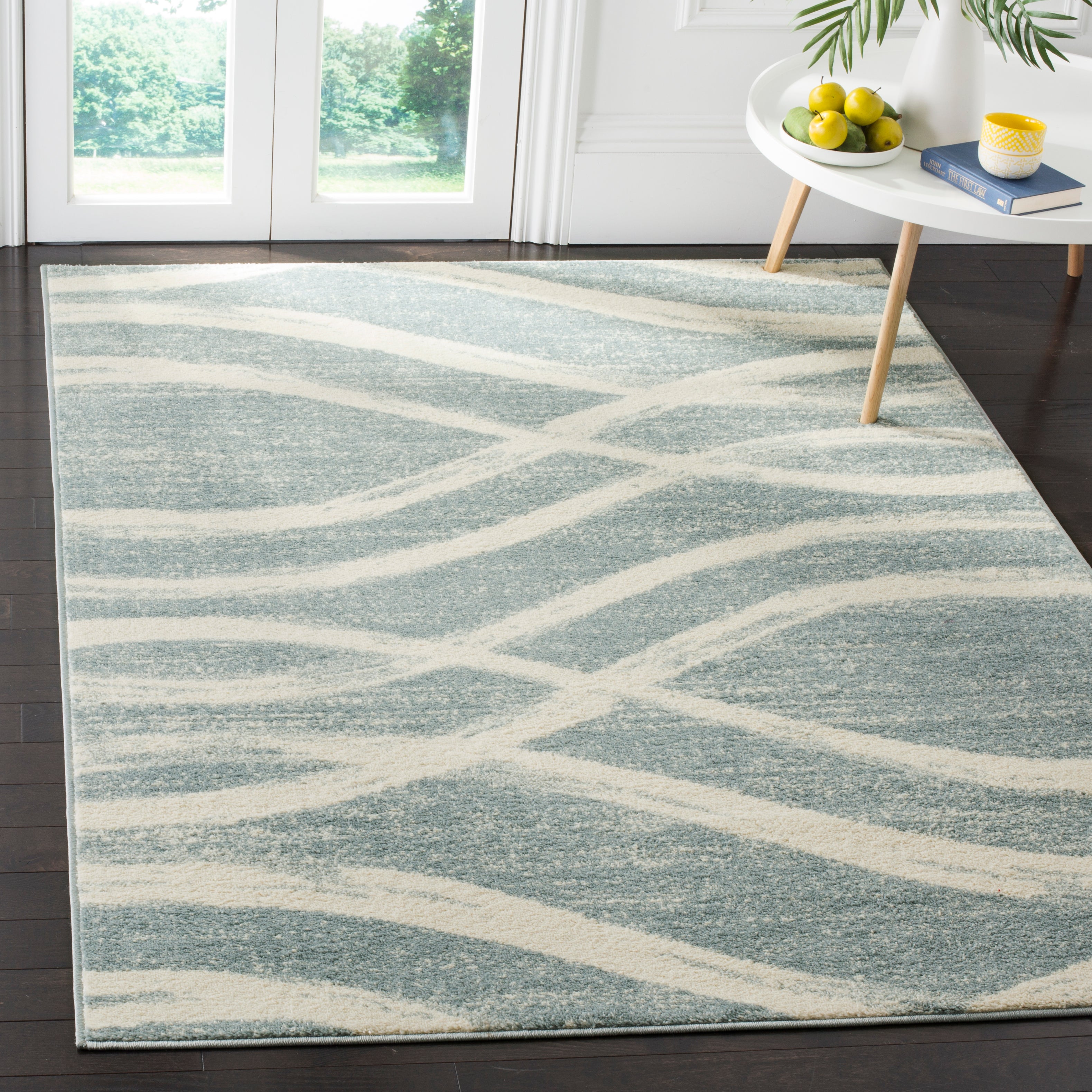 Safavieh Adirondack 125 Rug, White, ADR125 - Cream / Slate