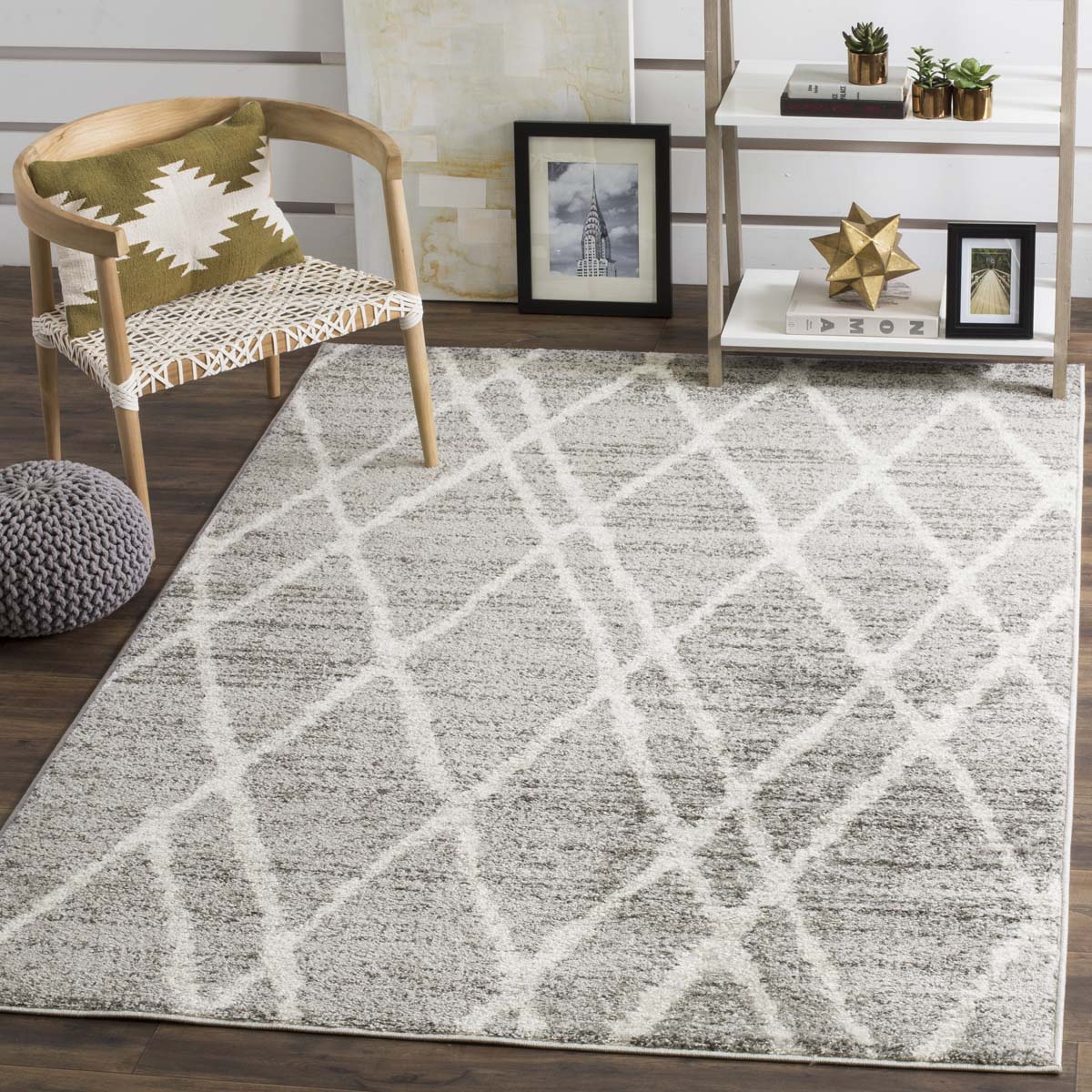 Safavieh Adirondack 128 Rug, ADR128 - IVORY / SILVER