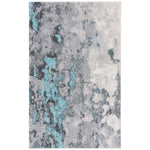 Safavieh Adirondack 134 Rug, Green, ADR134 - Turquoise / Grey