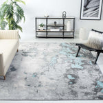 Safavieh Adirondack 134 Rug, Green, ADR134 - Turquoise / Grey