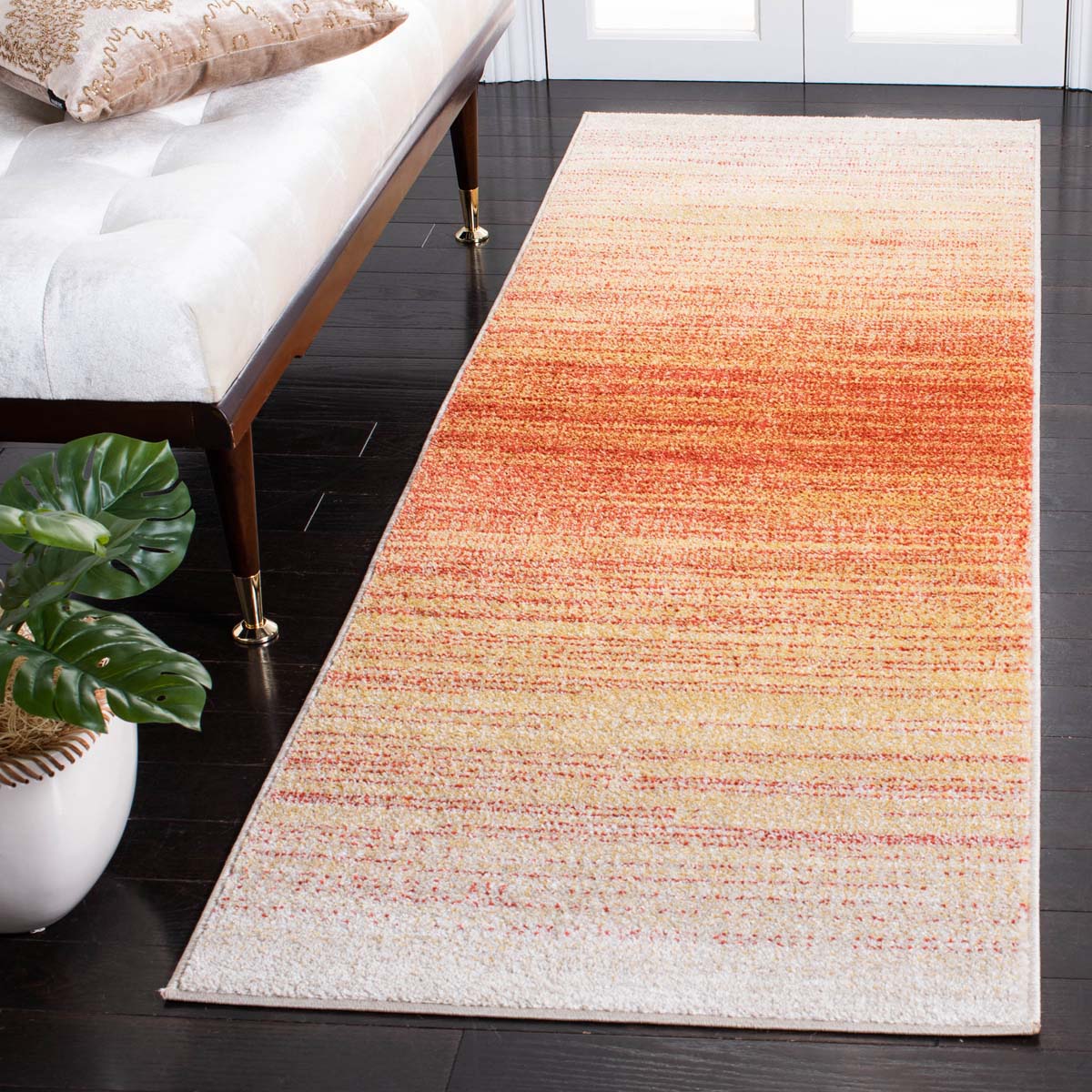 Safavieh Adirondack 142 Rug, Red, ADR142 - Orange / Red