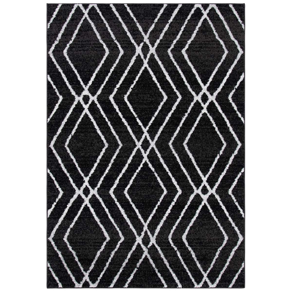 Safavieh Adirondack 162 Rug, ADR162 - BLACK / LIGHT GREY