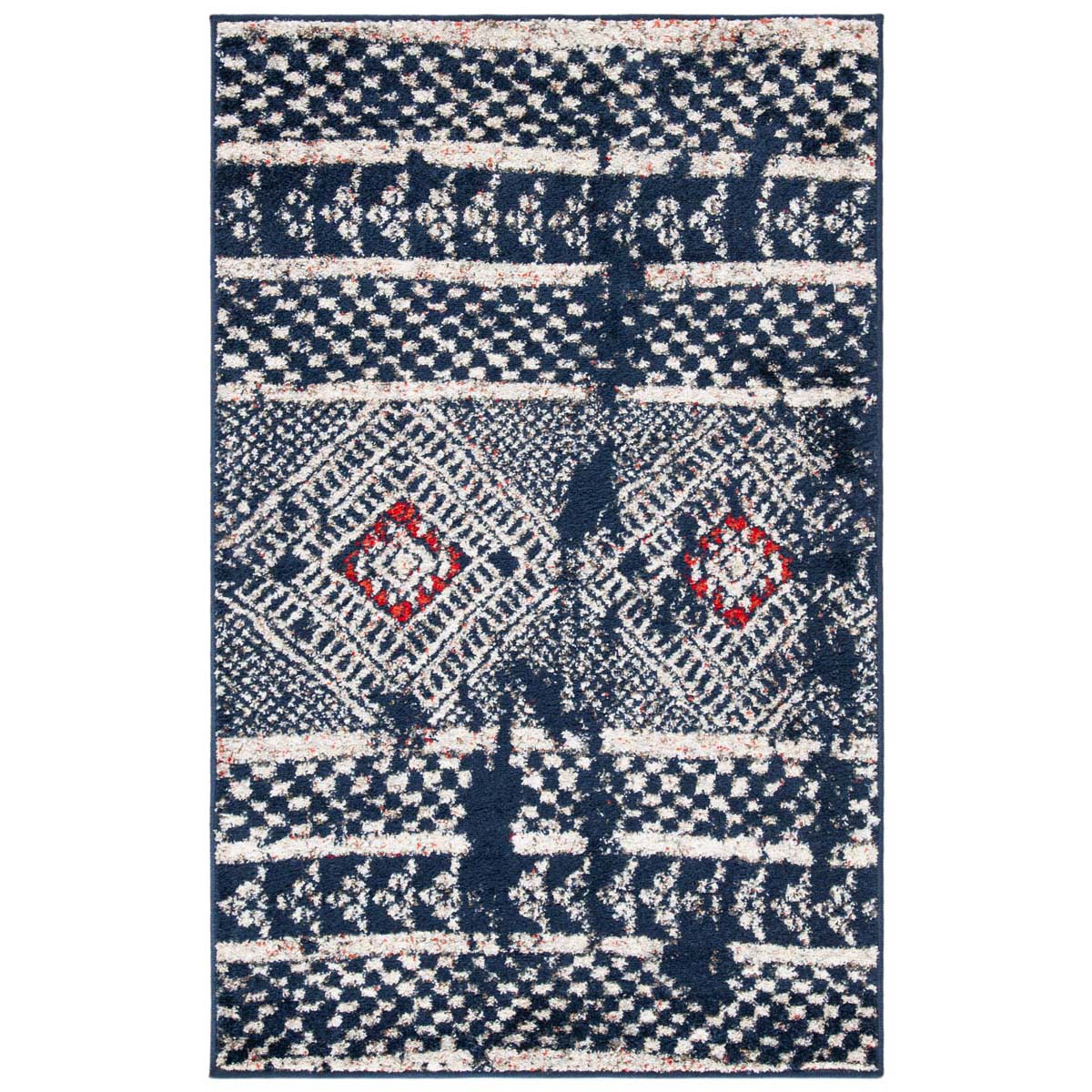 Safavieh Adirondack 202 Rug, ADR202 - NAVY / LIGHT GREY