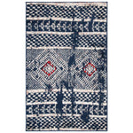 Safavieh Adirondack 202 Rug, ADR202 - NAVY / LIGHT GREY