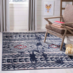 Safavieh Adirondack 202 Rug, ADR202 - NAVY / LIGHT GREY