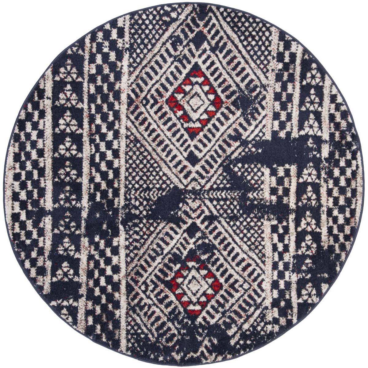Safavieh Adirondack 202 Rug, ADR202 - NAVY / LIGHT GREY