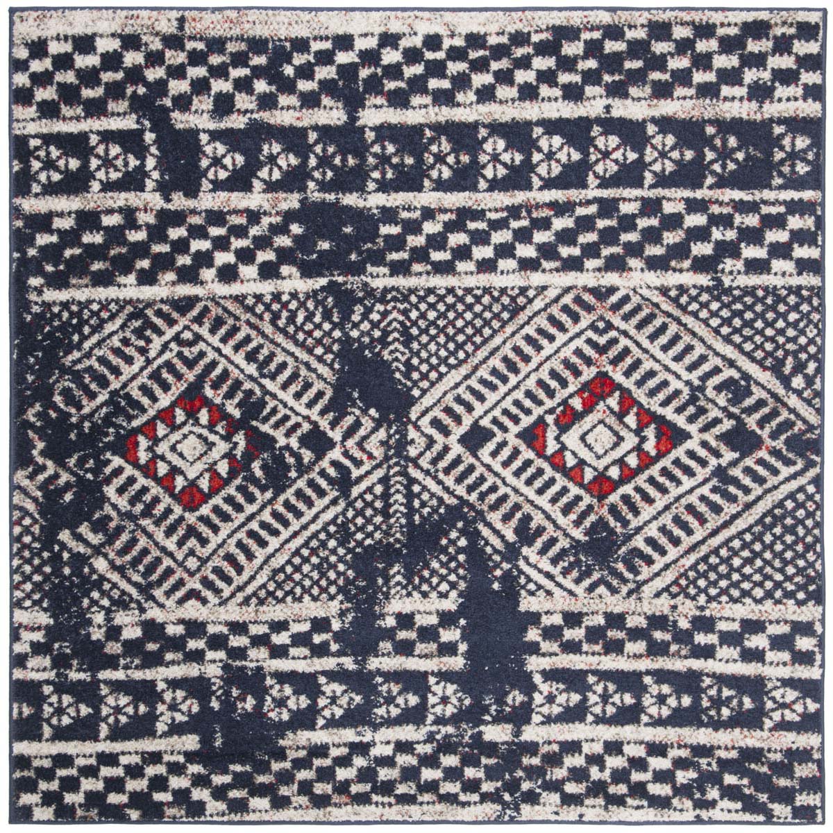 Safavieh Adirondack 202 Rug, ADR202 - NAVY / LIGHT GREY