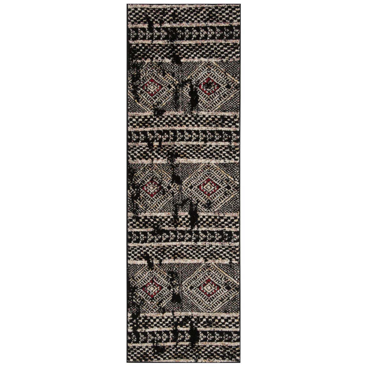 Safavieh Adirondack 202 Rug, ADR202 - BLACK / LIGHT GREY