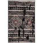 Safavieh Adirondack 202 Rug, ADR202 - BLACK / LIGHT GREY