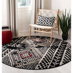Safavieh Adirondack 202 Rug, ADR202 - BLACK / LIGHT GREY