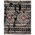 Safavieh Adirondack 202 Rug, ADR202 - BLACK / LIGHT GREY