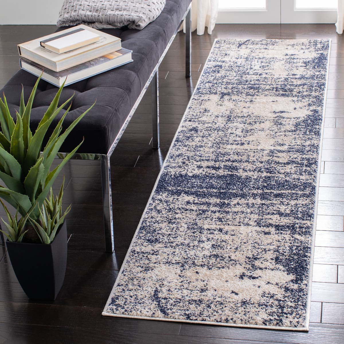 Safavieh Adirondack 207 Rug, Gold, ADR207 - Gold / Navy