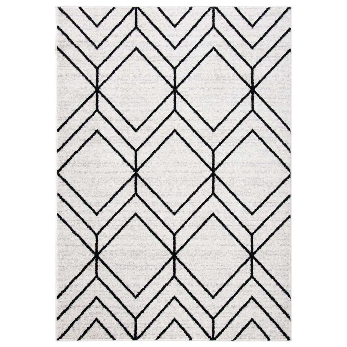Safavieh Adirondack 241 Grey Rug, ADR241 - Light Grey / Black