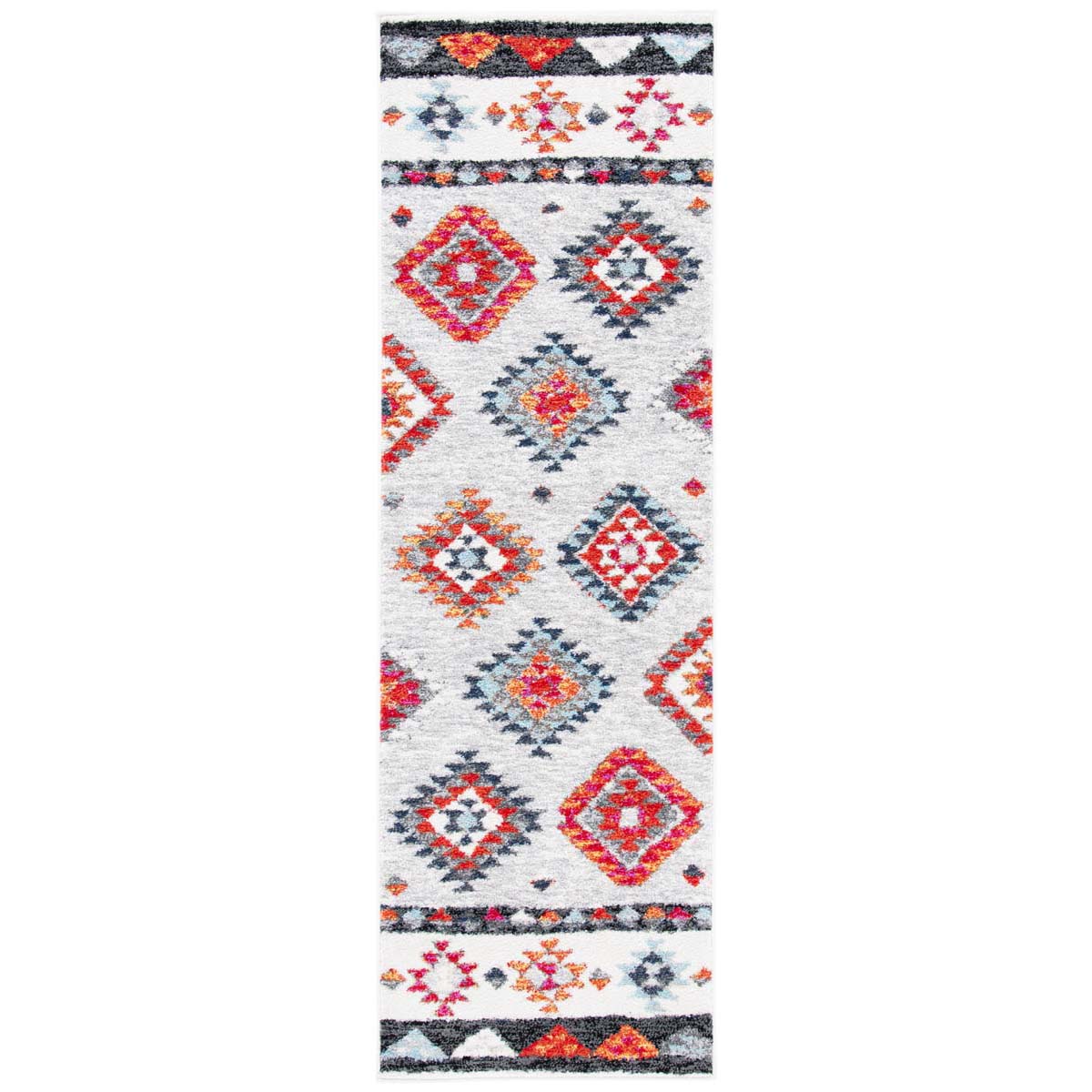Safavieh Adirondack 245 Rug, ADR245 - GREY / RED