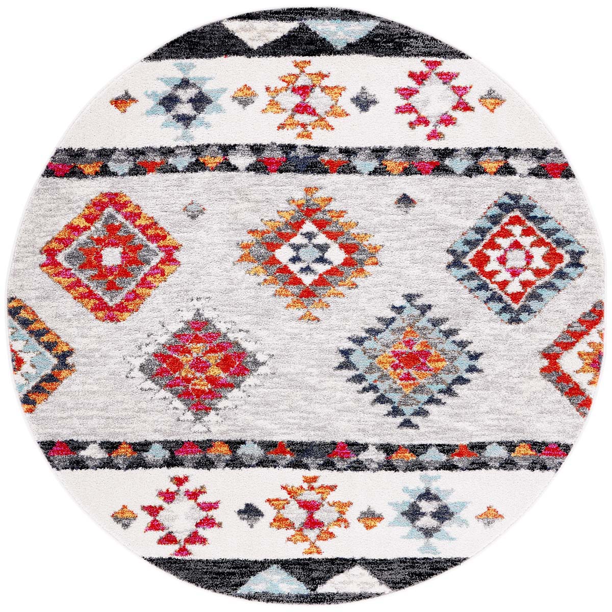 Safavieh Adirondack 245 Rug, ADR245 - GREY / RED
