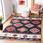 Safavieh Adirondack 245 Rug, ADR245 - BLACK / RED
