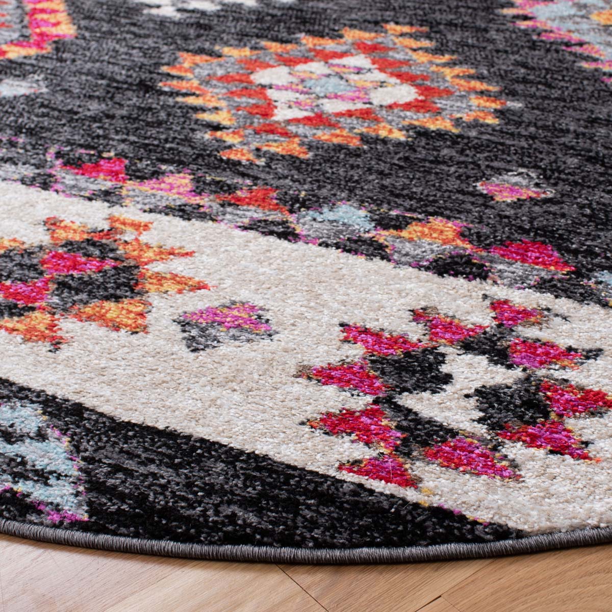 Safavieh Adirondack 245 Rug, ADR245 - BLACK / RED