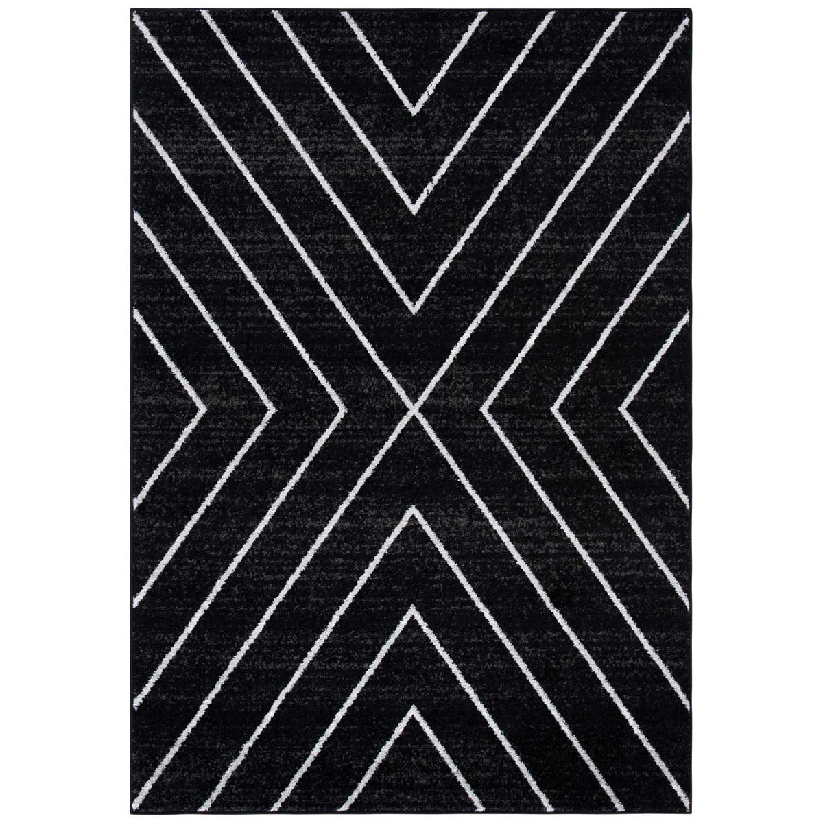 Safavieh Adirondack 251 Rug, Grey, ADR251 - Black / Light Grey