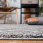 Safavieh Adirondack 251 Rug, Grey, ADR251 - Dark Grey / Ivory