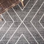 Safavieh Adirondack 251 Rug, Grey, ADR251 - Dark Grey / Ivory