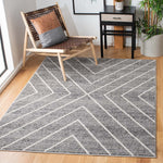 Safavieh Adirondack 251 Rug, Grey, ADR251 - Dark Grey / Ivory