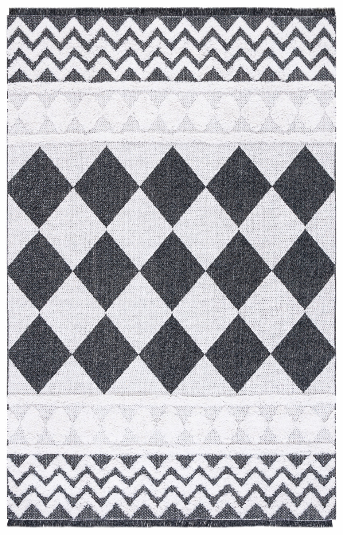 Safavieh Augustine 722 Rug, AGT722 - Ivory / Black