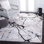 Safavieh Amelia 293 Rug, Black, ALA293 - Grey / Black