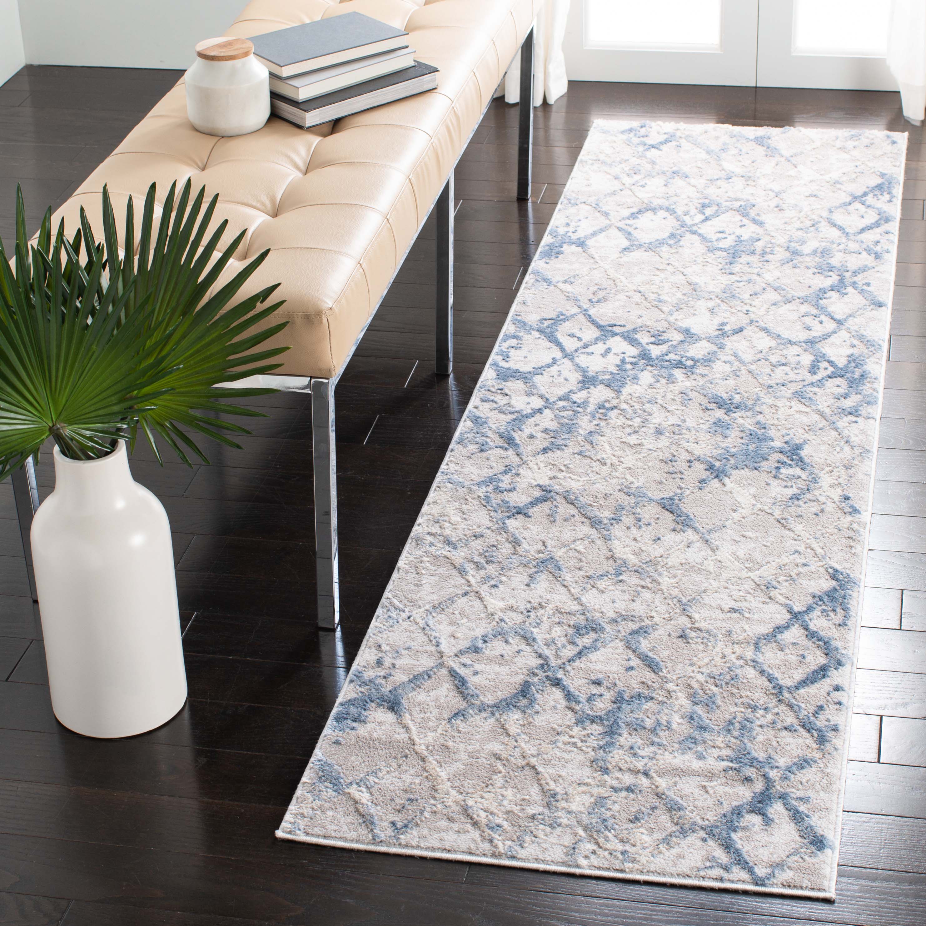 Safavieh AMELIA 783 Rug, ALA783 - LIGHT GREY / BLUE