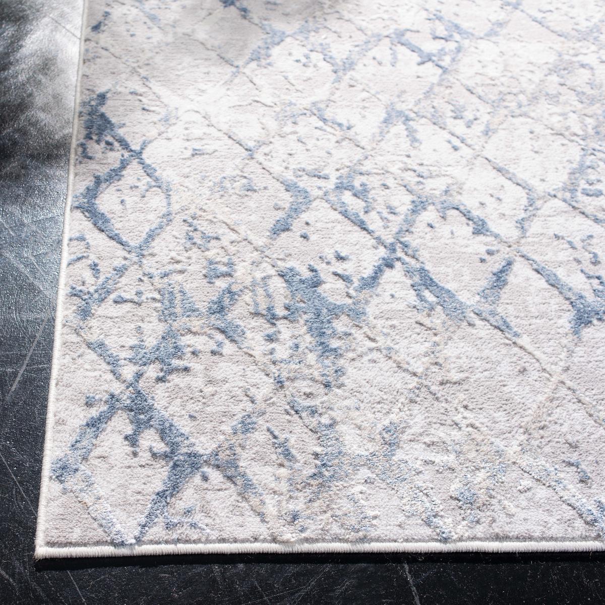 Safavieh AMELIA 783 Rug, ALA783 - LIGHT GREY / BLUE