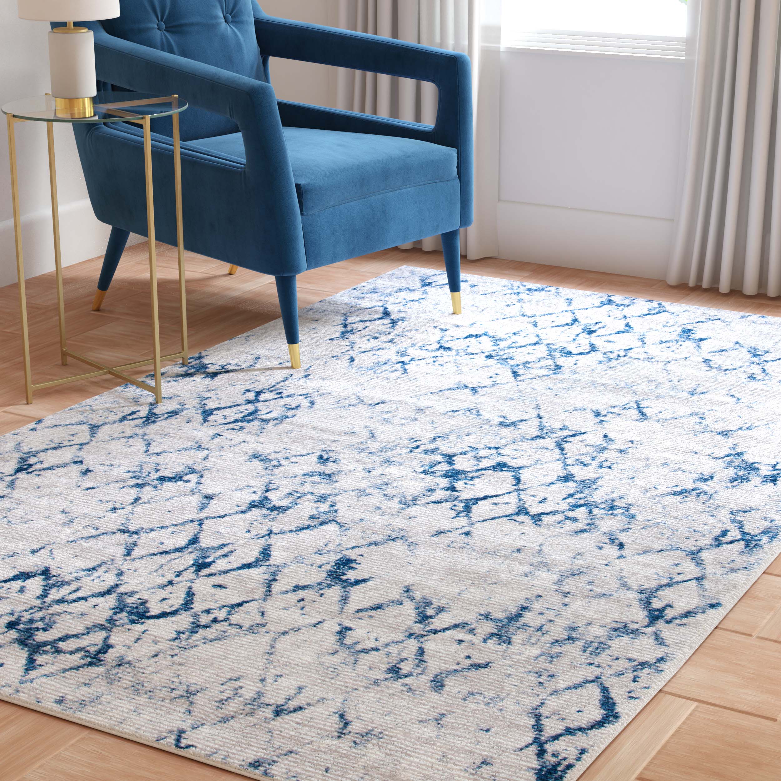 Safavieh AMELIA 783 Rug, ALA783 - GREY / NAVY