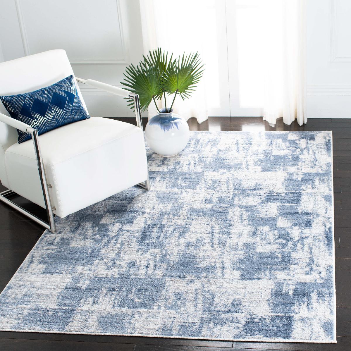 Safavieh AMELIA 786 Rug, ALA786 - IVORY / BLUE
