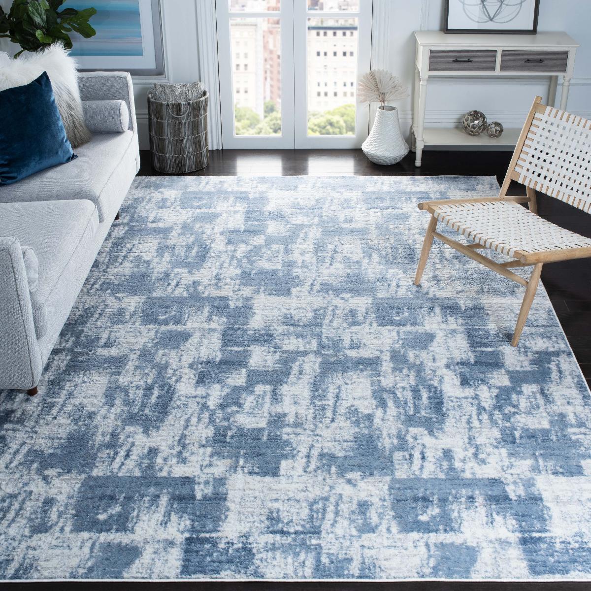 Safavieh AMELIA 786 Rug, ALA786 - IVORY / BLUE