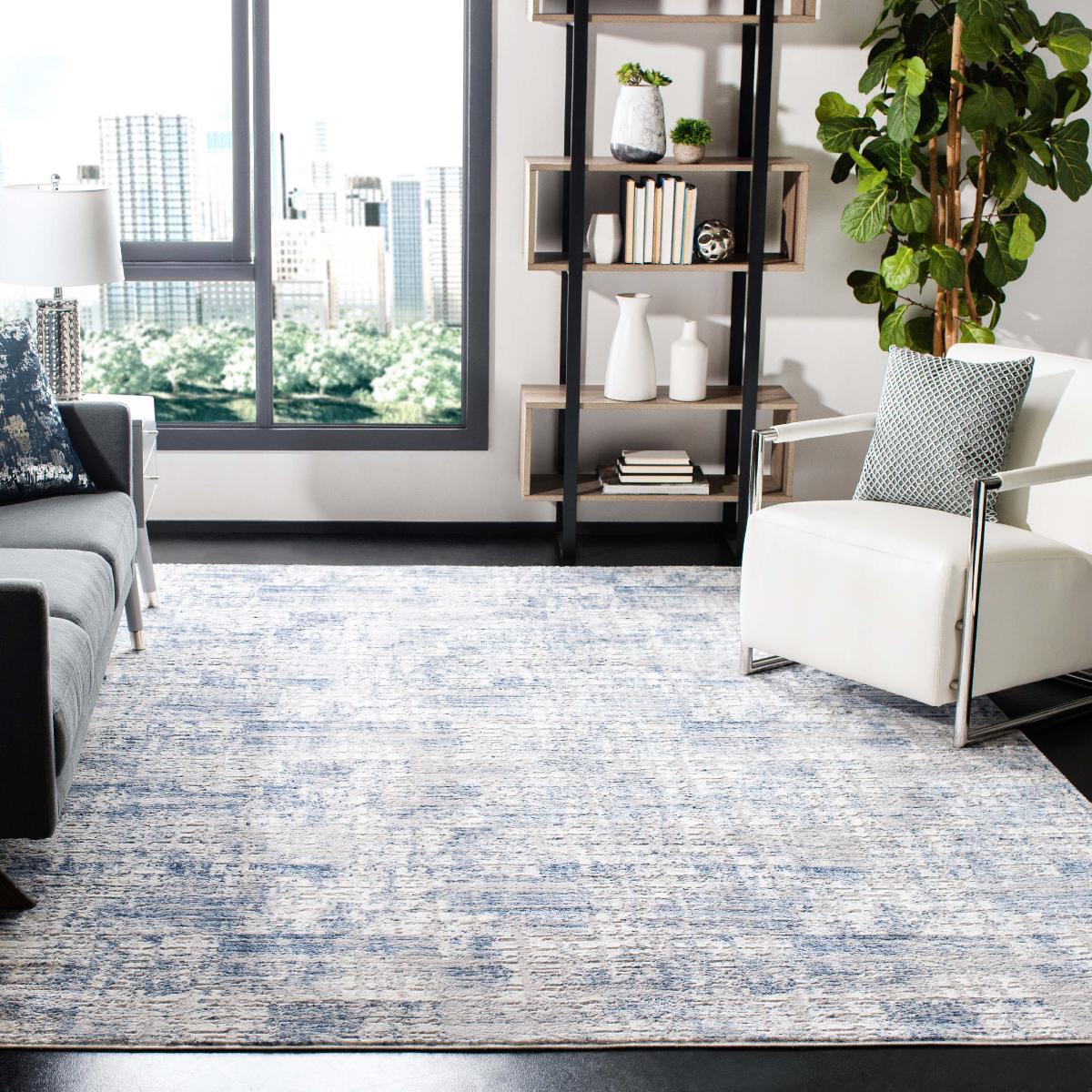 Safavieh AMELIA 786 Rug, ALA786 - BLUE / GREY