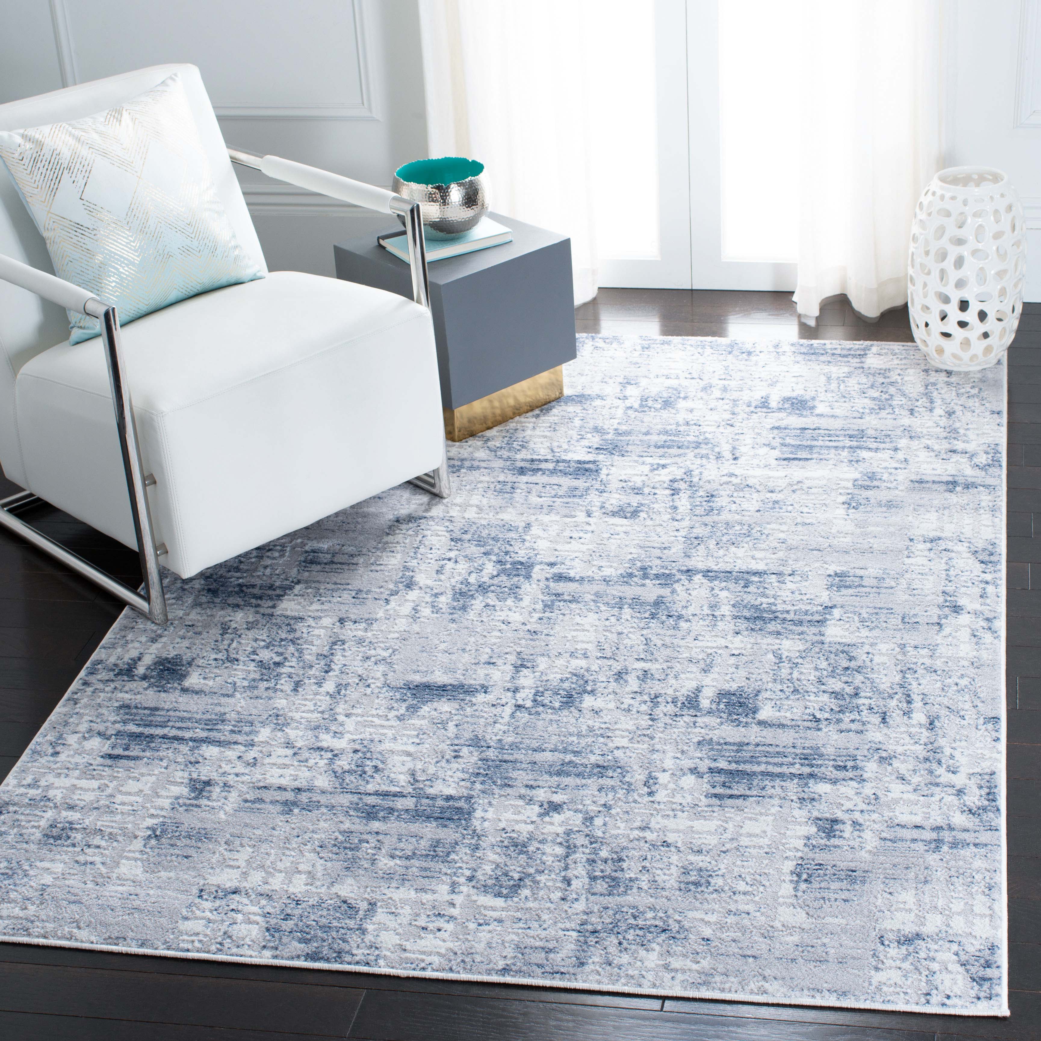 Safavieh AMELIA 786 Rug, ALA786 - NAVY / LIGHT GREY