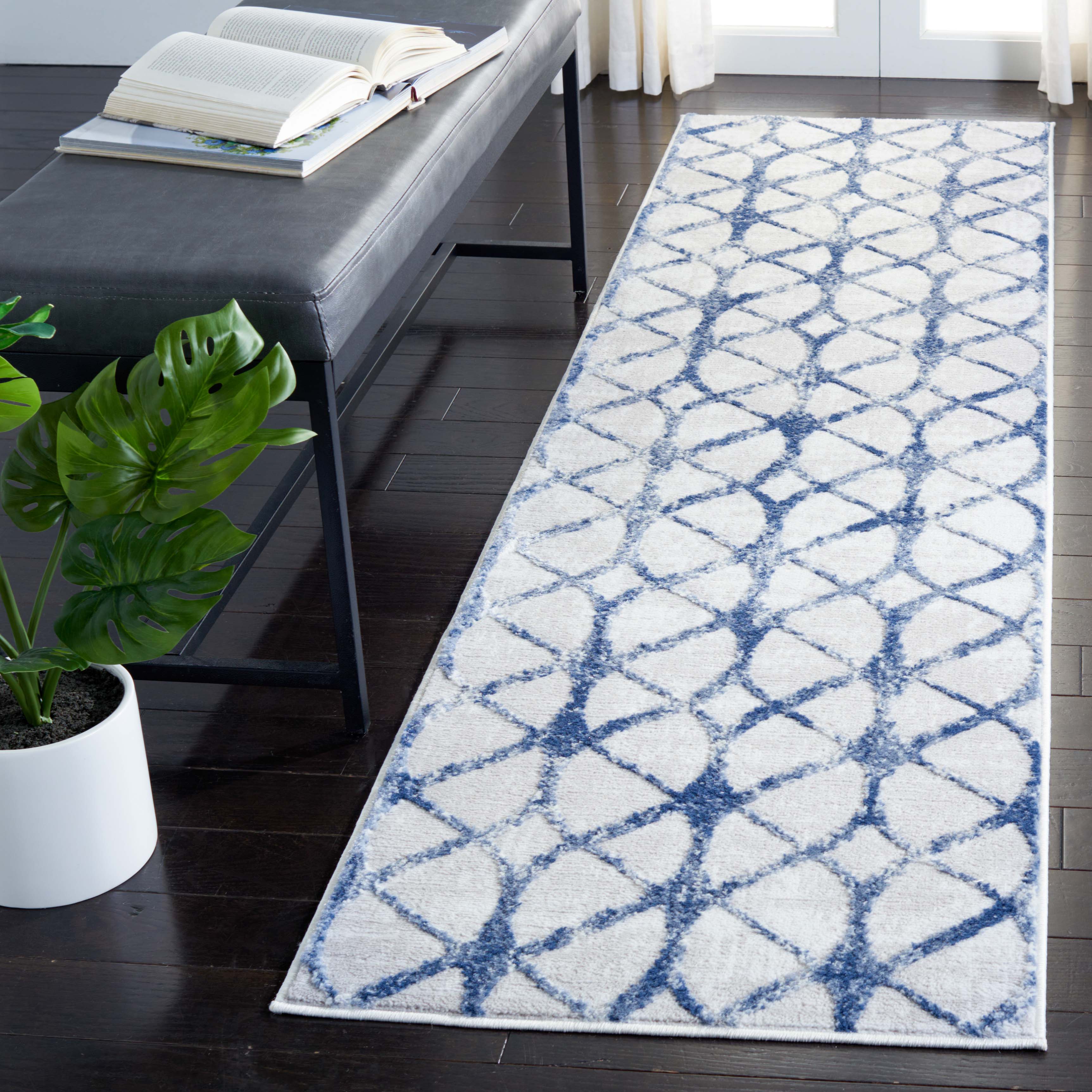 Safavieh AMELIA 792 Rug, ALA792 - GREY / NAVY