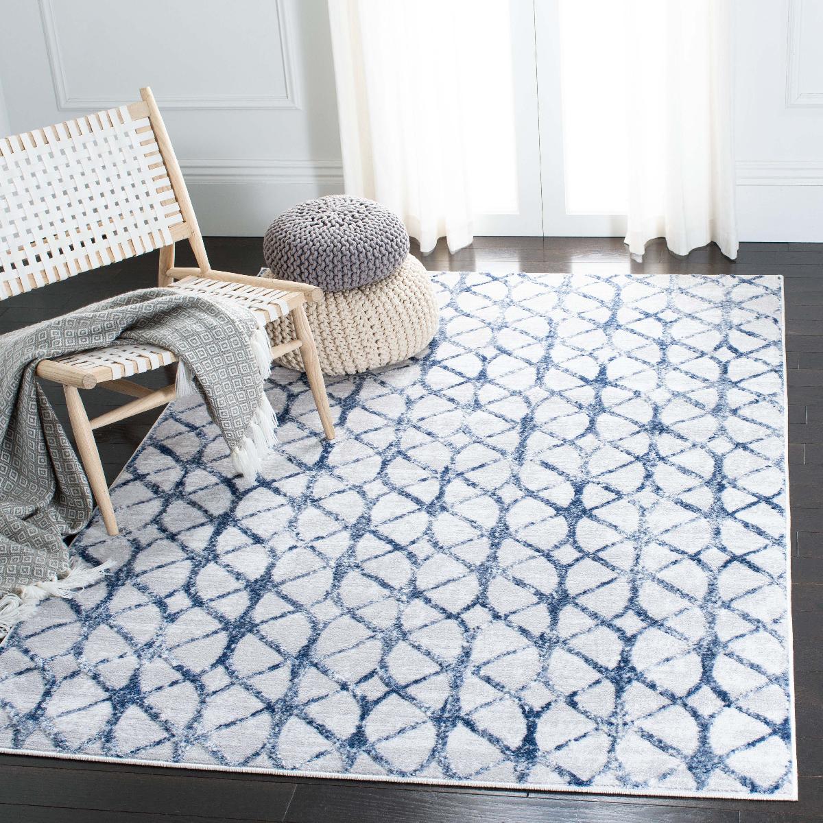 Safavieh AMELIA 792 Rug, ALA792 - GREY / NAVY